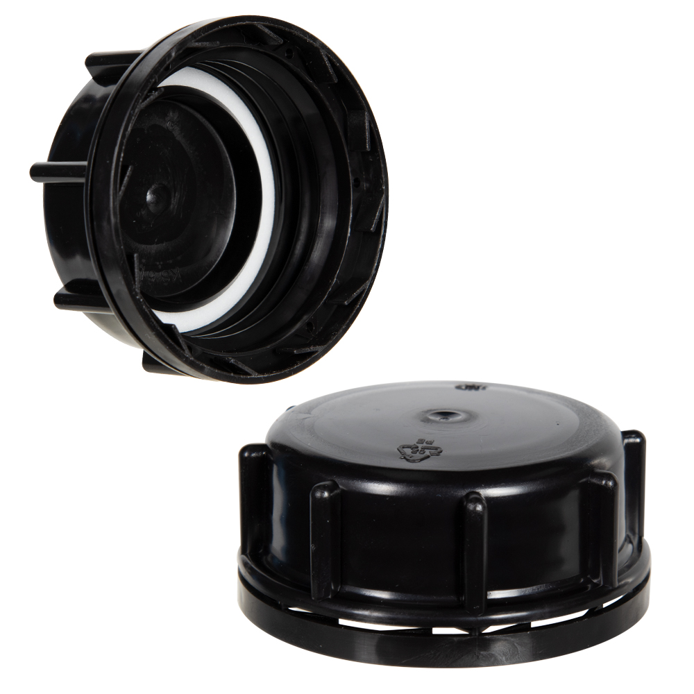 DIN51 Black FLUXX® Tamper-Evident Screw Cap | U.S. Plastic Corp.